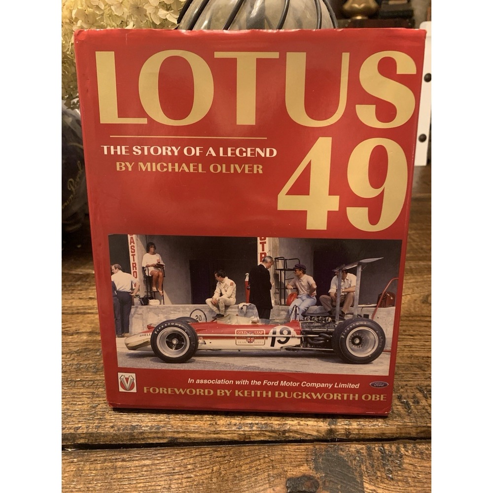 LOTUS 49 THE STORY OF A LEGEND BOOK GOLD LEAF TEAM LOTUS COLIN CHAPMAN JIM CLARK